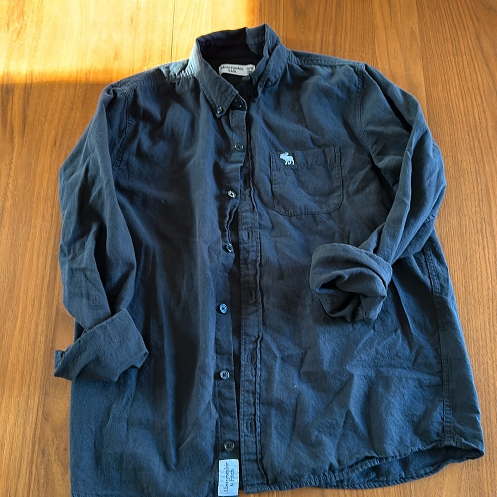 Abercrombie black dress shirt